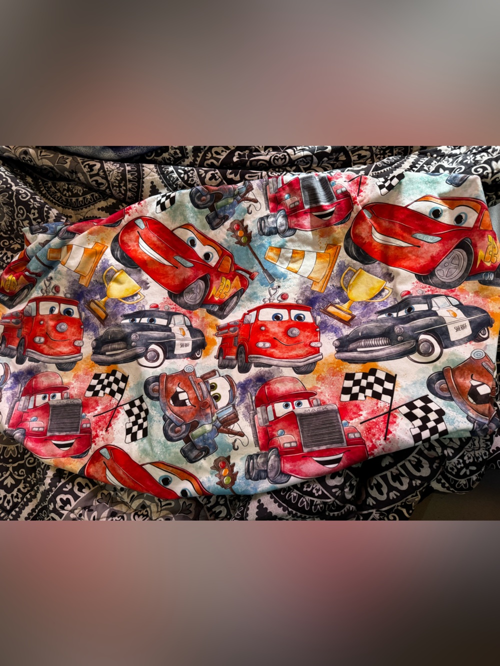 Pixar Cars Changing Pad Sheet